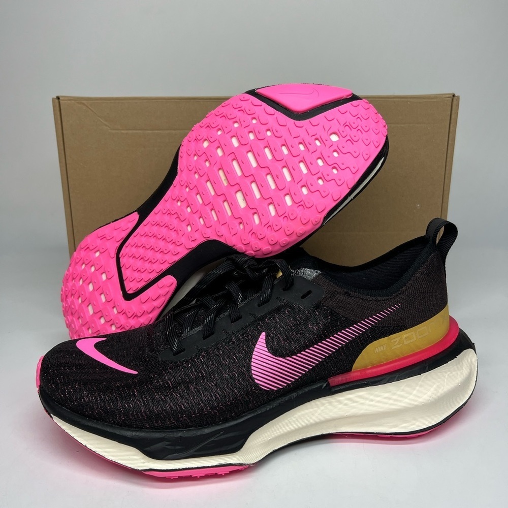NEW Zoomx Invincible Run FK 3 Women's Earth/Pink Spell-Black DR2660-200 - Picture 2 of 7